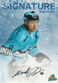 2016-17 Cardset Finland - Signature #NNO Marko Pöyhönen Front