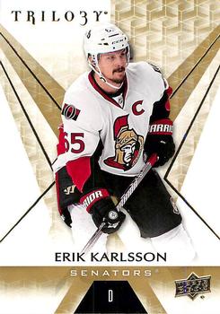 2016-17 Upper Deck Trilogy #17 Erik Karlsson Front