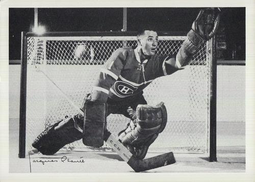 1960-61 York Peanut Butter #NNO Jacques Plante Front