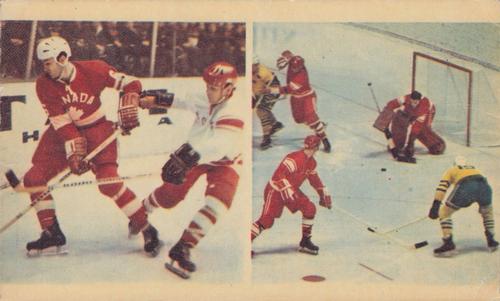 1969-70 Soviet National Team Postcards #NNO USSR vs Canada, Sweden Front