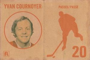 1971-73 Frito-Lay Breakaway #20 Yvan Cournoyer Front