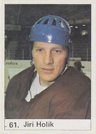 1974 Semic Hockey VM (Swedish) Stickers #61 Jiri Holik Front