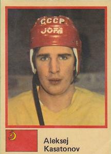 1982 Semic Hockey VM/Jaakiekon MM (Swedish/Finnish) Stickers #57 Alexei Kasatonov Front