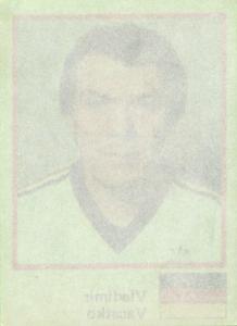 1982 Semic Hockey VM/Jaakiekon MM (Swedish/Finnish) Stickers #115 Vladimir Vacatko Back