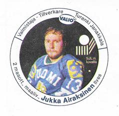 1982 Valio (Finnish) #NNO Jukka Airaksinen Front