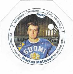 1982 Valio (Finnish) #NNO Markus Mattsson Front