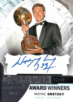 2015-16 Upper Deck Premier - Signature Award Winners Autographs #SA-WG Wayne Gretzky Front