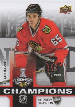 2015 Upper Deck Stanley Cup Champions Box Set #6 Andrew Shaw Front