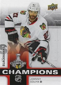 2015 Upper Deck Stanley Cup Champions Box Set #3 Johnny Oduya Front