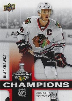 2015 Upper Deck Stanley Cup Champions Box Set #9 Jonathan Toews Front