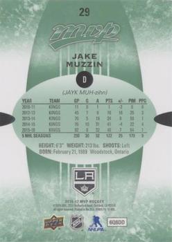2016-17 Upper Deck MVP - Green Script #29 Jake Muzzin Back