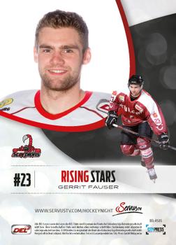 2012-13 Playercards (DEL) - Rising Star #DEL-RS05 Gerrit Fauser Back