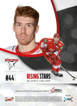 2012-13 Playercards (DEL) - Rising Star #DEL-RS07 Bjorn Krupp Back