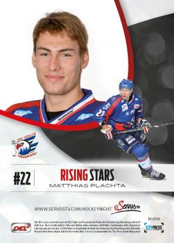 2012-13 Playercards (DEL) - Rising Star #DELRS10 Matthias Plachta Back