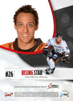 2012-13 Playercards (DEL) - Rising Star #DEL-RS14 Patrick Pohl Back
