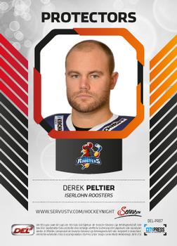 2012-13 Playercards (DEL) - Protectors #DEL-PR07 Derek Peltier Back