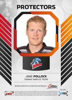 2012-13 Playercards (DEL) - Protectors #DEL-PR12 Jame Pollock Back