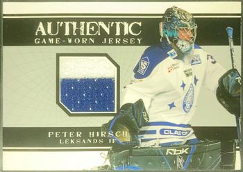 2006-07 Card Cabinet HockeyAllsvenskan - Game-Worn Jersey #NNO Peter Hirsch Front