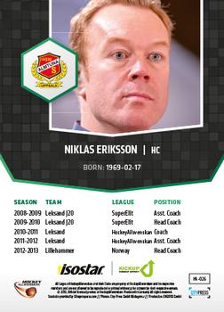 2013-14 HockeyAllsvenskan #HA-026 Niklas Eriksson Back