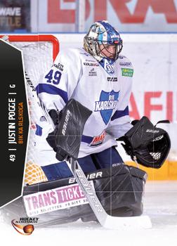 2013-14 HockeyAllsvenskan #HA-057 Justin Pogge Front