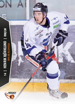 2013-14 HockeyAllsvenskan #HA-067 Henrik Björklund Front