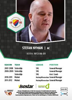 2013-14 HockeyAllsvenskan #HA-135 Stefan Nyman Back