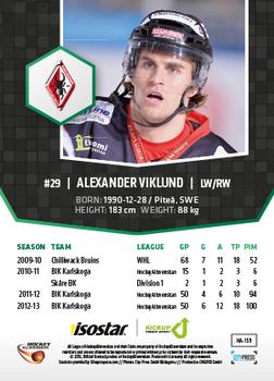 2013-14 HockeyAllsvenskan #HA-159 Alexander Viklund Back