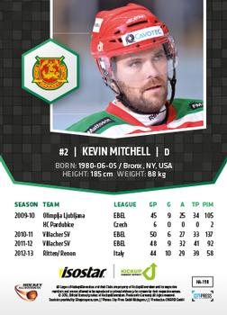 2013-14 HockeyAllsvenskan #HA-198 Kevin Mitchell Back