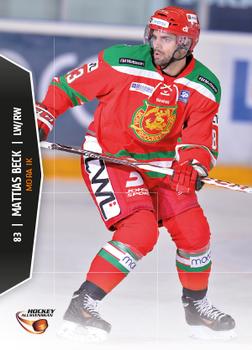 2013-14 HockeyAllsvenskan #HA-202 Mattias Beck Front