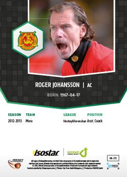 2013-14 HockeyAllsvenskan #HA-215 Roger Johansson Back