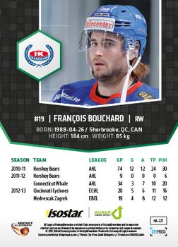 2013-14 HockeyAllsvenskan #HA-227 Francois Bouchard Back