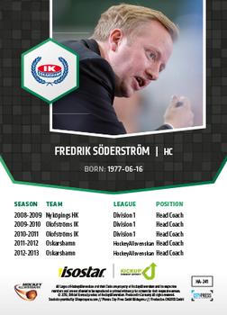 2013-14 HockeyAllsvenskan #HA-241 Fredrik Söderström Back