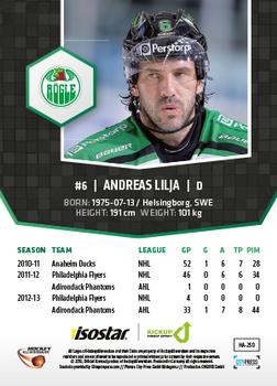 2013-14 HockeyAllsvenskan #HA-250 Andreas Lilja Back