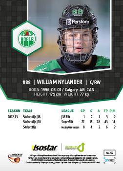 2013-14 HockeyAllsvenskan #HA-262 William Nylander Back
