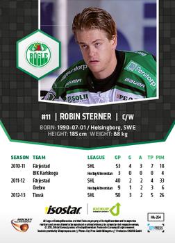 2013-14 HockeyAllsvenskan #HA-264 Robin Sterner Back