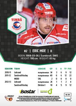2013-14 HockeyAllsvenskan #HA-305 Eric Moe Back