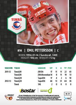 2013-14 HockeyAllsvenskan #HA-321 Emil Pettersson Back