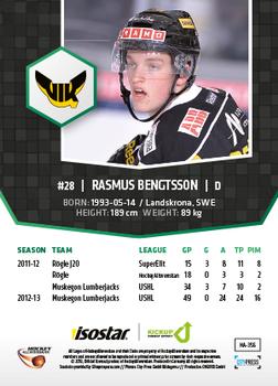 2013-14 HockeyAllsvenskan #HA-356 Rasmus Bengtsson Back
