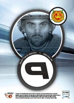 2013-14 HockeyAllsvenskan - Playmakers #HA-PM08 Mattias Beck Back
