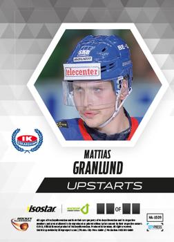 2013-14 HockeyAllsvenskan - Upstarts #HA-US09 Mattias Granlund Back