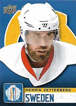 2016 Upper Deck World Cup of Hockey #WCH-37 Henrik Zetterberg Front