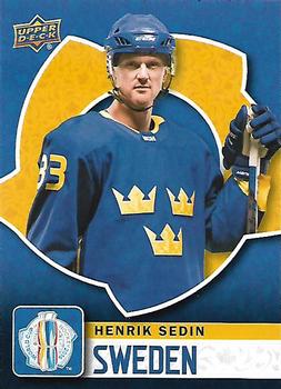 2016 Upper Deck World Cup of Hockey #WCH-38 Henrik Sedin Front