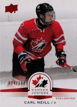 2014 Upper Deck Team Canada Juniors - Exclusives #5 Carl Neill Front