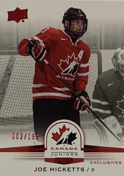 2014 Upper Deck Team Canada Juniors - Exclusives #32 Joe Hicketts Front