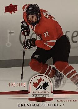 2014 Upper Deck Team Canada Juniors - Exclusives #38 Brendan Perlini Front