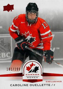 2014 Upper Deck Team Canada Juniors - Exclusives #80 Caroline Ouellette Front