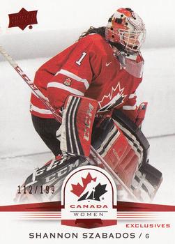 2014 Upper Deck Team Canada Juniors - Exclusives #84 Shannon Szabados Front