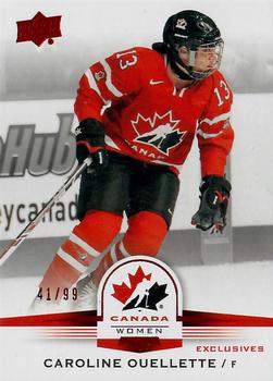 2014 Upper Deck Team Canada Juniors - Exclusives #142 Caroline Ouellette Front
