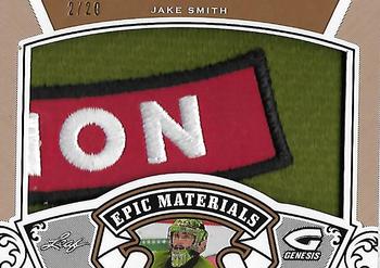 2016 Leaf Genesis - Epic Materials Patch Bronze #EMP-35 Jake Smith Front