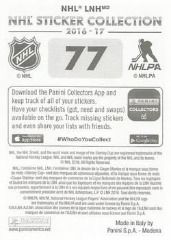 2016-17 Panini NHL Sticker Collection #77 Dylan Larkin Back